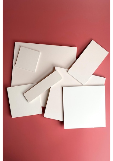10x10cm Karo Çini Bisküvi 24'lü Paket Ham Ürün