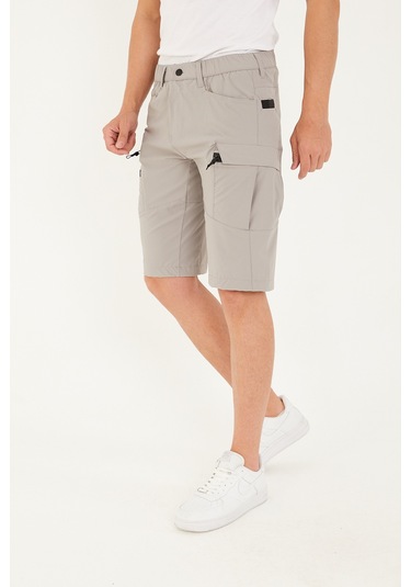 Camp Scoutland Camp725 Outdoor Tactical Su İticili Yazlık Erkek Taktik Şort Taş