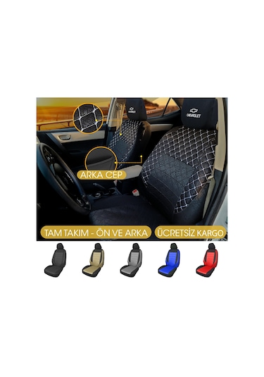 Chevrolet UNİVERSAL OTO KOLTUK KILIFI 2 YASTIK