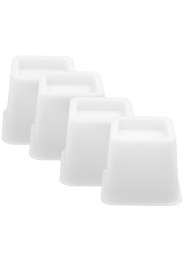 Suntek 4x Mobilya Yükselticiler Çekyat Masa Beyaz-3-inç-4-adet Beyaz 3 İnç 4 Adet