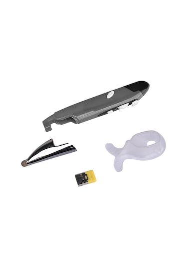 Geeksen Kablosuz Dokunmatik Kalem - 1600dpı, 10m Menzil, Pc/laptop/tablet İçin Çok Fonksiyonlu Stylus Ve Sunum Kolu 001