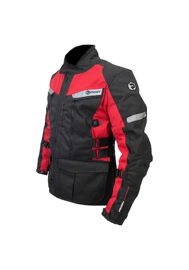 Prosev 4 Mevsim Korumalı Mont Long Floresan Kırmızı