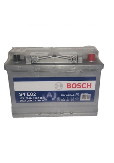 Bosch S4 E82 Efb 12 V 70 Ah 760 A Akü