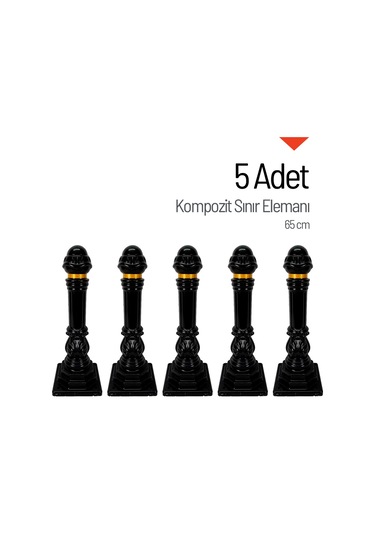 5'li Kompozit Sınır Elemanı Seti 65cm-3639