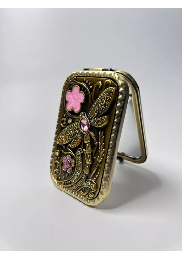 Mama Karma Cep Aynası Katlanabilir Hediye 226721606 Altın Rengi