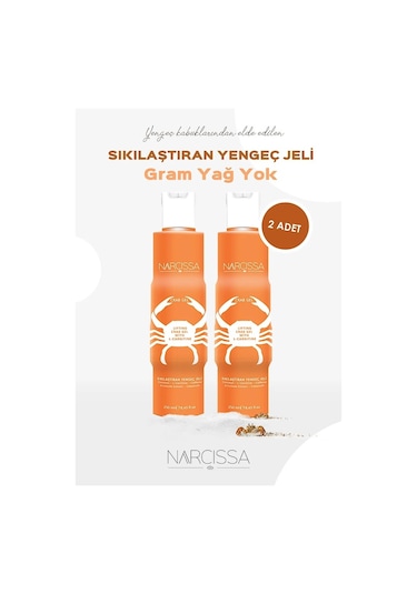 Narcissa Sıkılaştırıcı Selülit ve Çatlak Karşıtı Yengeç Jeli 2 x 250 ML