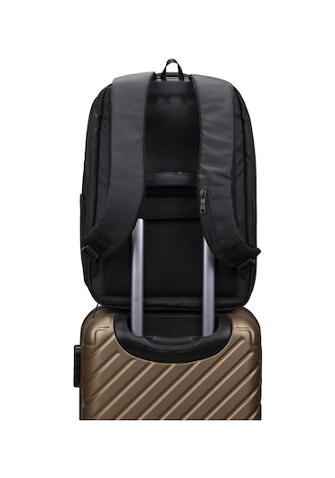 Classone Ga-0014 Gauntlet V1 Sert Kabuk Serisi 15.6 İnch Uyumlu Wtx Pro Su Geçirmez Kumaş Laptop Çantası -gri Gri