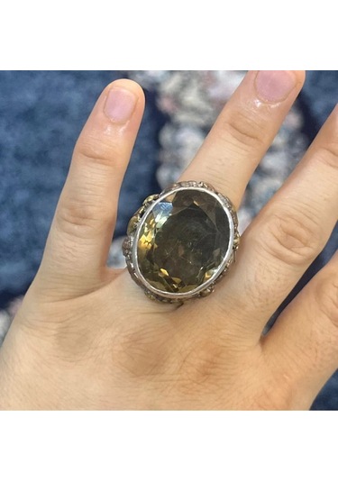 Limon Topaz Yüzük 196