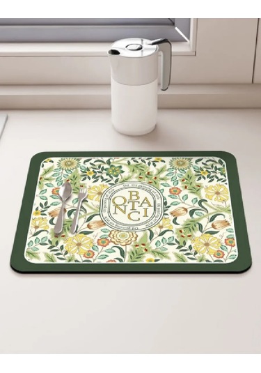 Brightnest Emici Diyatomit Bulaşık Kurutma Matı 399850901 Beyaz