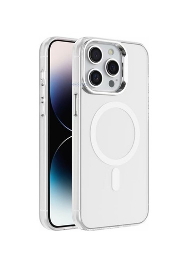 Telefon Kılıfı İphone 15 Kılıf Magsafe Uyumlu Siyah