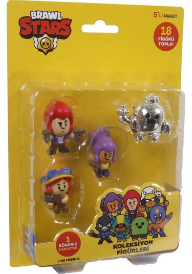 Brawl Stars 5'li Figür Seti Set 3