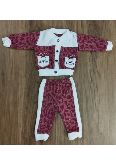 Egişbaby Kız Bebek Baskılı İkili Takım Çok Renkli