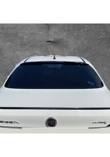 Fiat Egea Sedan Yarasa Model Cam Üstü Tavan Spoiler Boyalı