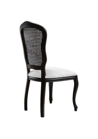 Louvre Country Hazeranlı Sandalye Siyah