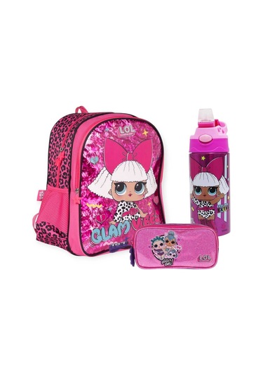 L.o.l.sanslı Anaokulu Okul Çantası , L.o.l.kalem Çantası - L.o.l. Suluk & Matara Pembe