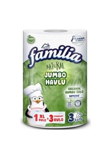 Natural Jumbo Havlu 1 Xl 3 Rulo