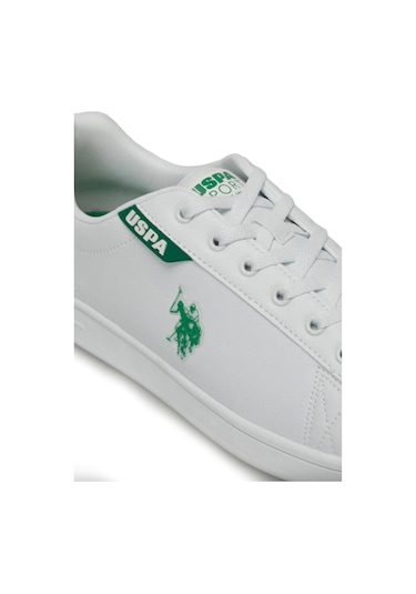 U.s. Polo Assn. Costa Erkek Sneaker Ayakkabı Beyaz Yeşil Beyaz Yeşil Beyaz - Yeşil