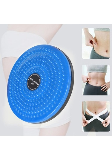 Maoyaya Bel Büküm Tahta Plakası - Fitness Egzersiz Ve Masaj Aparatı, Mavi Renk Mavi