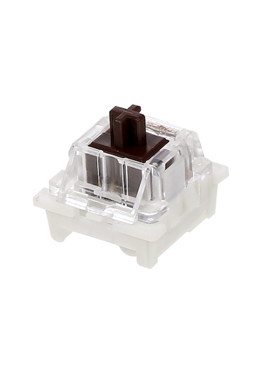 Genel Mekanik Klavye Şaft Anahtarı Değiştirilebilir Mekanik Klavye Anahtarı Outmu Mekanik Kahverengi Anahtar 90 Adet Optik