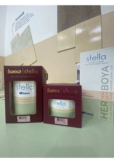 Stella Boya Akrilik Su Bazlı 1 Lt Kum Beji 1 L