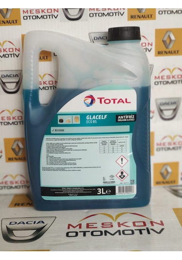 Total Eco Bs Mavi Antifriz 3 Litre Üretim 2021 Yılı