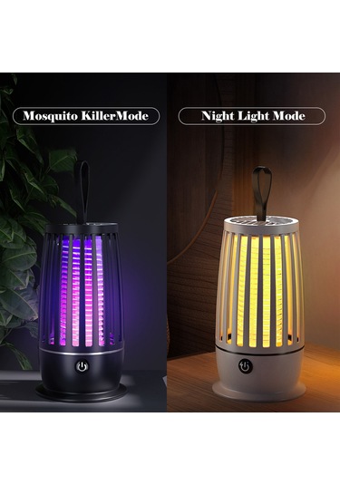 Geeroyoo Usb Sinek Öldürücü - Gece Lambalı Taşınabilir Elektrikli Sivrisinek Tuzağı, Ev Ve Kamp İçin