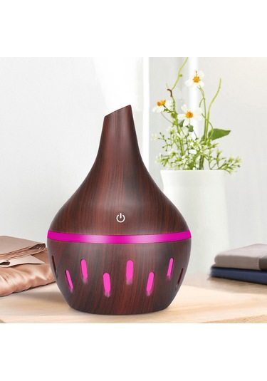 Aubyhe Gcvizuso 300ml Usb Aromaterapi Dağıtıcı: Led Gece Lambalı, Sessiz İşlemli, Ev/ofis Uyumlu Nemlendirici Ve Parfüm Dağıtıcı