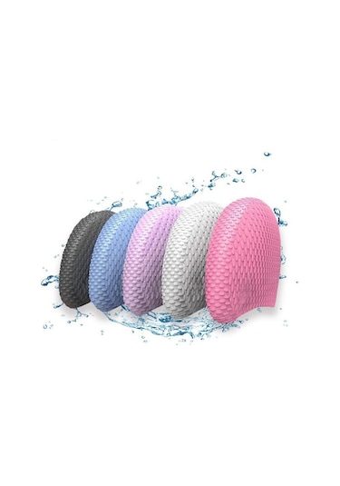 Sones Parçacıkları Kalınlaştırıcı Yüksek Esneklik Kaymaz Silikon Yüzme Bonesi Beyaz