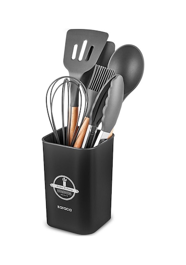 Karaca  Zoey 7 Parça Silikon Servis Seti Antrasit