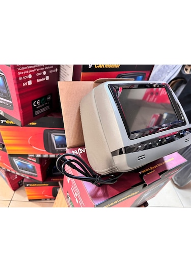 Navigold 7 İndc Usb/sd/ Koltuk Başlığı Monitör 2 Adet Gri Renk