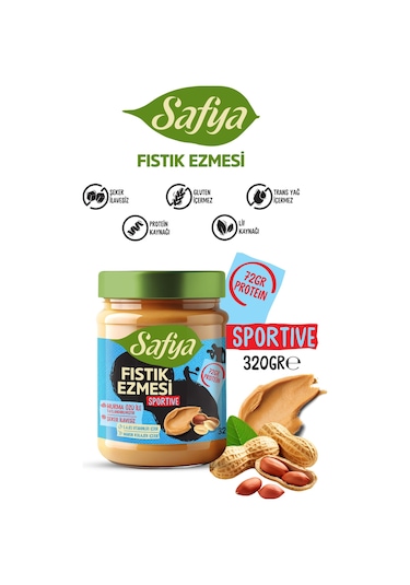 Safya Fıstık Ezmesi Tanışma Paketi 320 Gr X 3 Adet