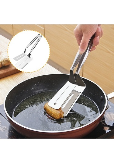 Didadodo Paslanmaz Çelik 304 Mangal Maşası - Küçük Ve Hafif Izgara Ve Barbekü İçin Pratik Mutfak Aleti