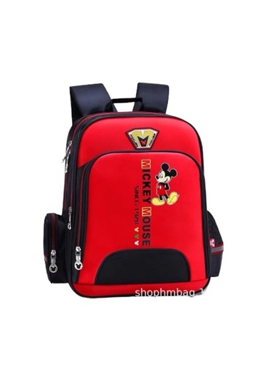 Szypzstore Ilköğretim Okul Çantaları 1-3-6 Sınıf Su Geçirmez Omurga Koruyucu Kızlar Ve Erkekler Sırt Çantası 3yrpfz Kirmizi