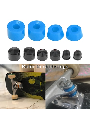 Homyl Açık Için Kaykay Kamyon Burç Kiti Amortisörler Yumuşak Mavi Mavi Çok Renkli