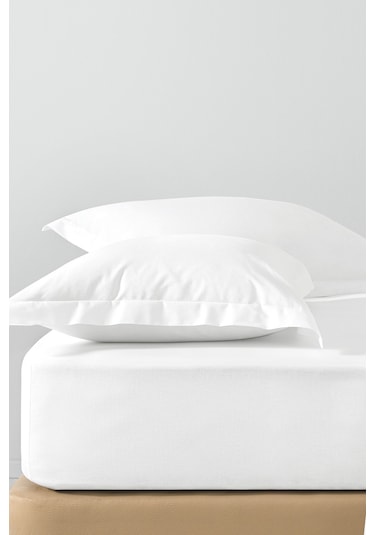 Puffy Naturalis Çift Kişilik Ranforce Yıkamalı Nevresim Takımı - Beyaz