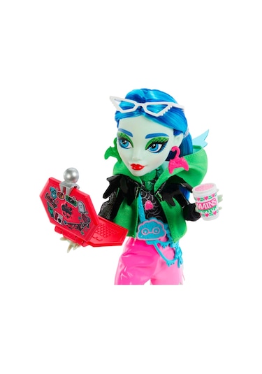 Monster High Neon Frights Bebekler - Ghoulia HNF81