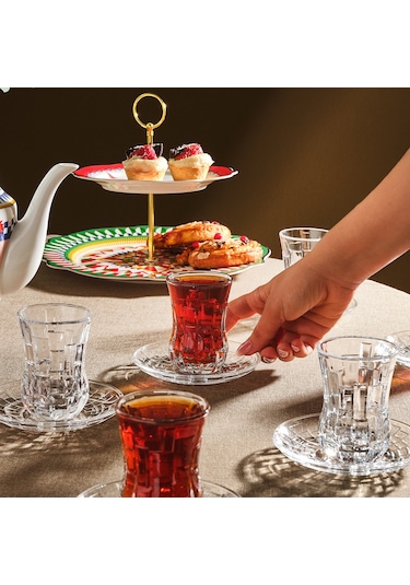 Rcr Etna 12'li Çay Bardağı Takımı 140 Ml Şeffaf