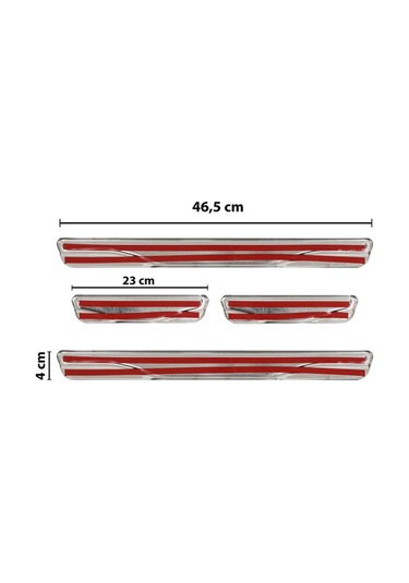 Renault Megane 4 Prç. Iç Kapı Eşiği Karbon Krom
