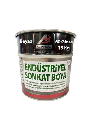 Asrın Rapid Endüstriyel Boya Beyaz 15 Kg