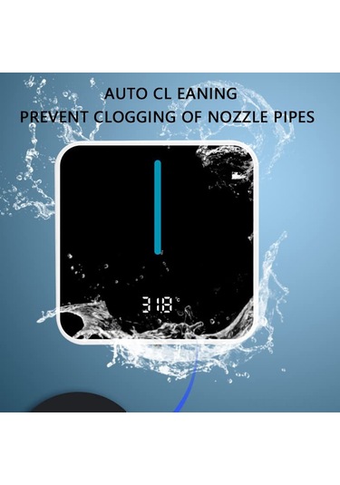 Xindoker Otomatik Köpüklü Sabun Dispanseri - 400ml Led Ekranlı, Dokunmatiksiz, Duvar Tipi Köpük Sabun Diğer