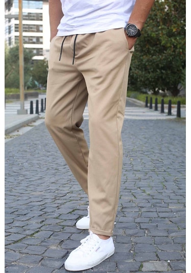 Madmext Bej Basic Jogger Pantolon 5486-bej Bej