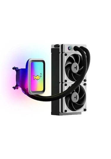 Hyte Thicc Q60 Qrgb Lcd 240mm Intel-amd Uyumlu İşlemci Sıvı Soğut