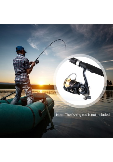 Mufunye Ultra Hafif 4+1 Bilyalı Döndürmeli Makara 5.2:1 Metal Gövdeli Balık Avı Makinesi