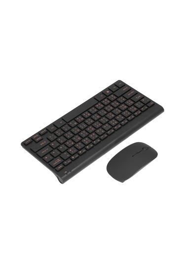 Dianziye 78 Tuşlu Çince-ingilizce Kablosuz Klavye-fare Seti, 2.4g Bağlantı, Lazer Gravür Tuşlar, Sessiz, Abs Malzeme, Tayvan Ve Hong Kong Çince Karakterleri