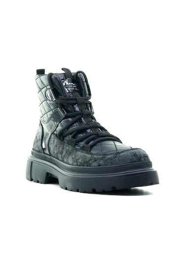 Yaşar Kaşlı Erkek Sneaker Postal Bot 40-44 23k Ykö-18510 M Siyah