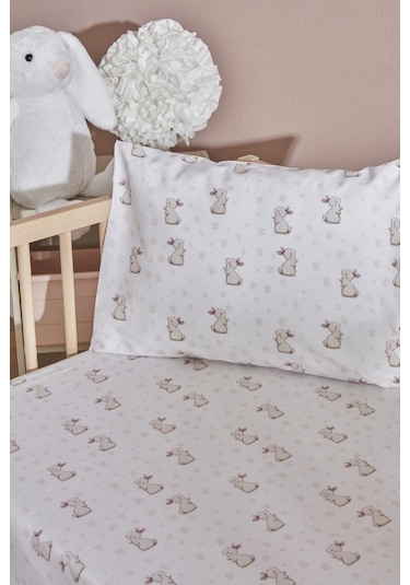 Karaca Home Bebek Rabbit Yastık Çarşaf Set