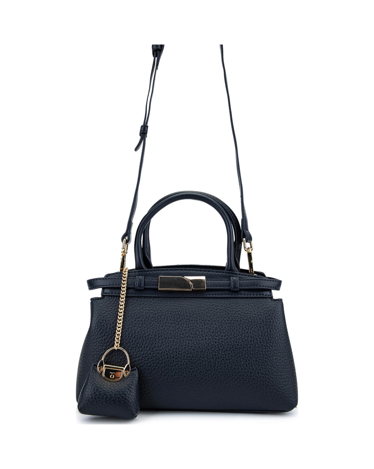 Tamer Tanca Kadın Suni Deri Lacivert Omuz Çanta 921 27150 Bn Cnt Sk25-26 Lacıvert Lacivert