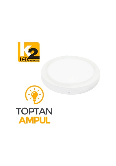 K2 Kdl422 18W Sıva Üstü Yuvarlak Led Panel