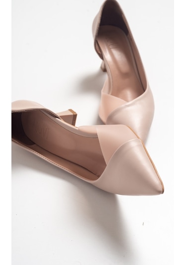 Luvishoes 353 Topuklu Kadın Ayakkabı - Ten Rengi