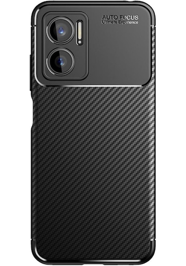 Xiaomi Redmi Note 11e Kılıf Karbon Silikon Case Kapak